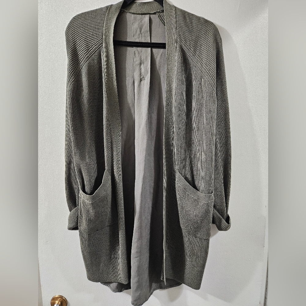 Lululemon Still At Ease Wrap In Grey Sage